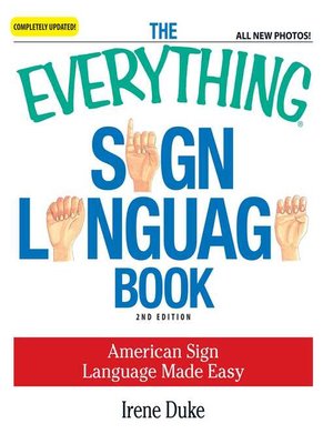 cover image of The Everything Sign Language Book
